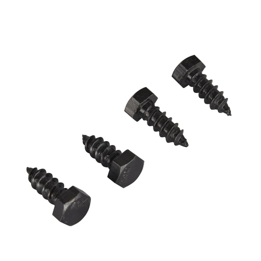 3/8 in. x 1 in. Lag Bolt Screws for Security Bar Window Guard (4-Pack)